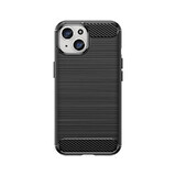Funda de carbono flexible con estampado de carbono para iPhone 15 - negro