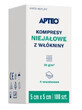 ApteoCare non-sterile non-woven compresses 5x5cm 100 pieces