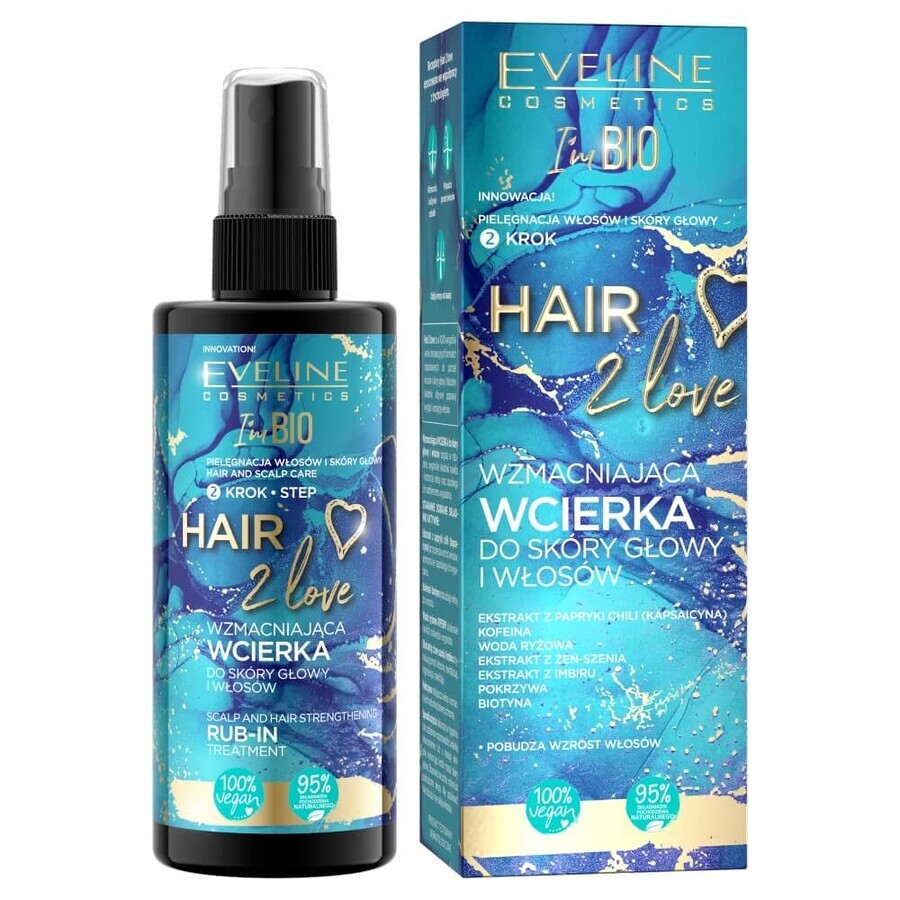 Eveline Cosmetics Hair 2 Love Tratamiento fortalecedor del cuero cabelludo, 150 ml