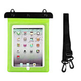 Funda impermeable de PVC para tableta - verde