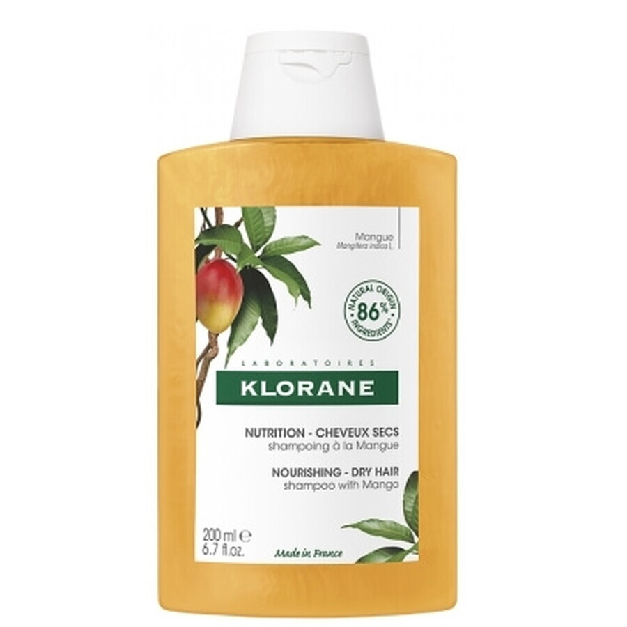 Klorane, Mango Shampoo, 200 ml