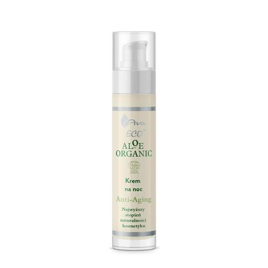 AVA Eco, Aloë Organic, Anti-aging Nachtcrème, 50 ml