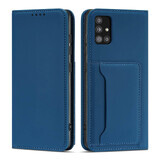 Magnet Card Case pentru Samsung Galaxy A13 5G card portofel caz titular de card albastru