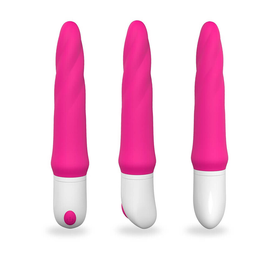 Sparta I Vibrator cu 9 moduri de vibrație Red Rose