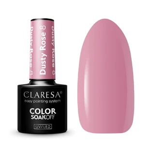 Claresa Soak Off UV/LED Dusty Rose Hybrid Vernish 8, 5 g