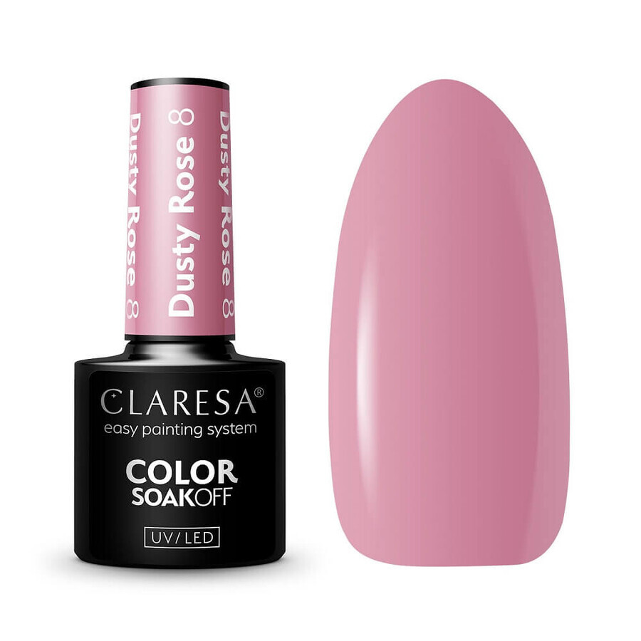 Acquista Claresa Soak Off UV/LED Dusty Rose Hybrid Varnish 8, 5 g Claresa Soak Off UV/LED Dusty Rose Hybrid Varnish 8, 5 g