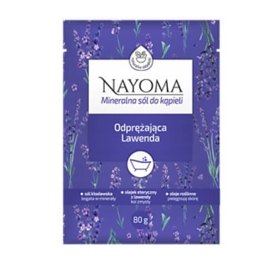 Nayoma Entspannendes Mineral-Lavendel-Badesalz, 80 g