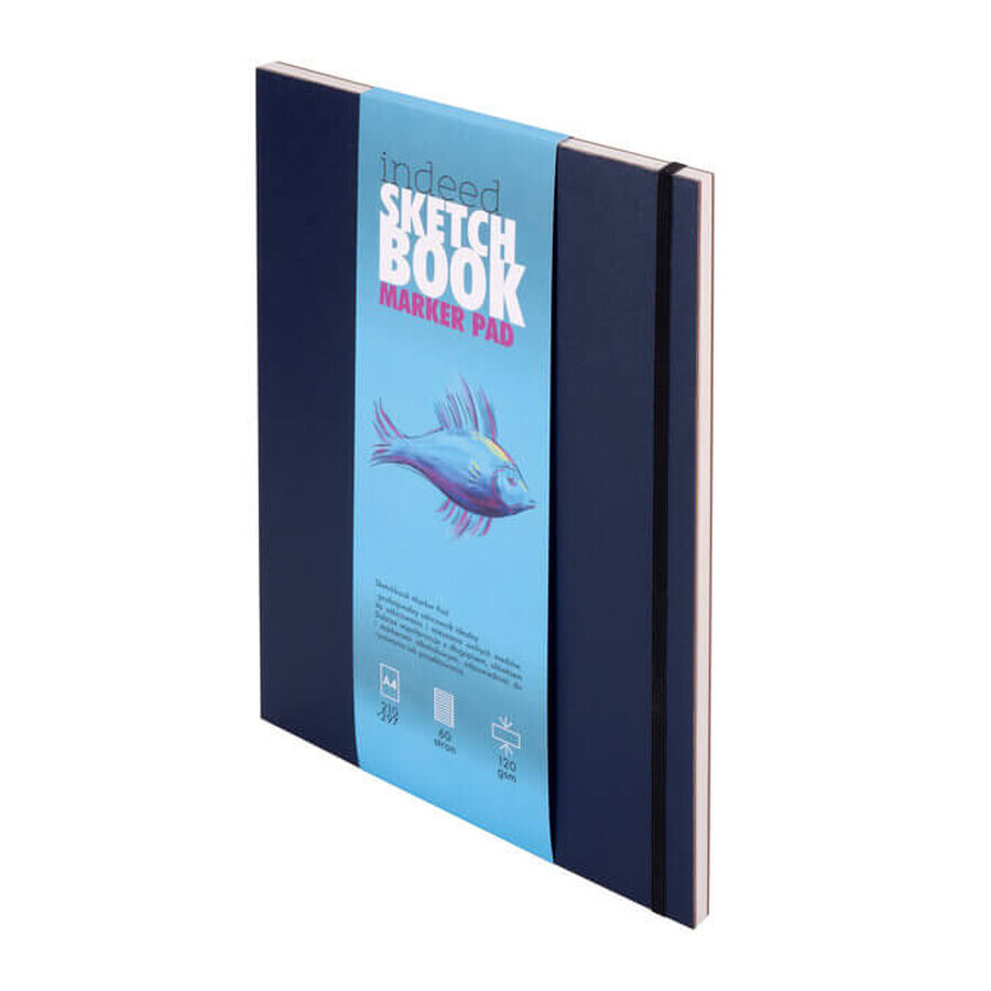 Buy Sketchbook Indeed Marker Pad A4 navy blue Sketchbook Indeed Marker Pad A4 navy blue