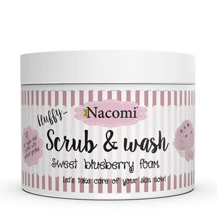 Nacomi Mousse, gommage et lavage myrtille, 180 ml