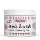 Nacomi Mousse, gommage et lavage myrtille, 180 ml