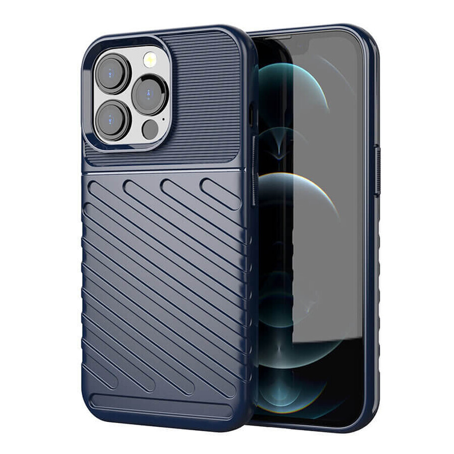 Thunder Case carcasă blindată flexibilă iPhone 13 Pro albastru