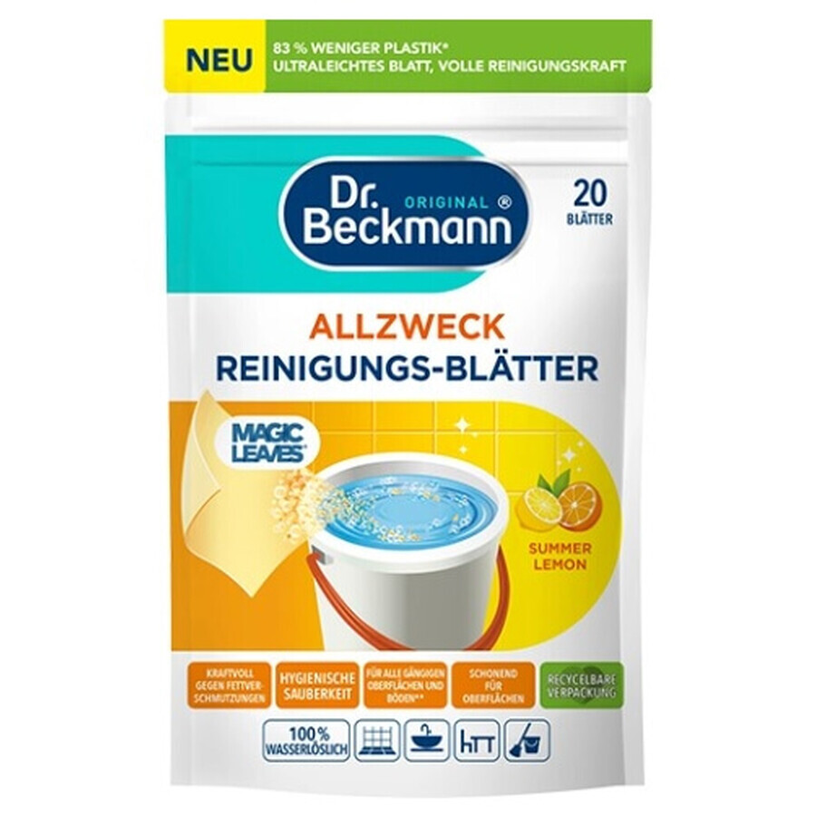 Dr.Beckmann Spugnette al limone, 20 pezzi