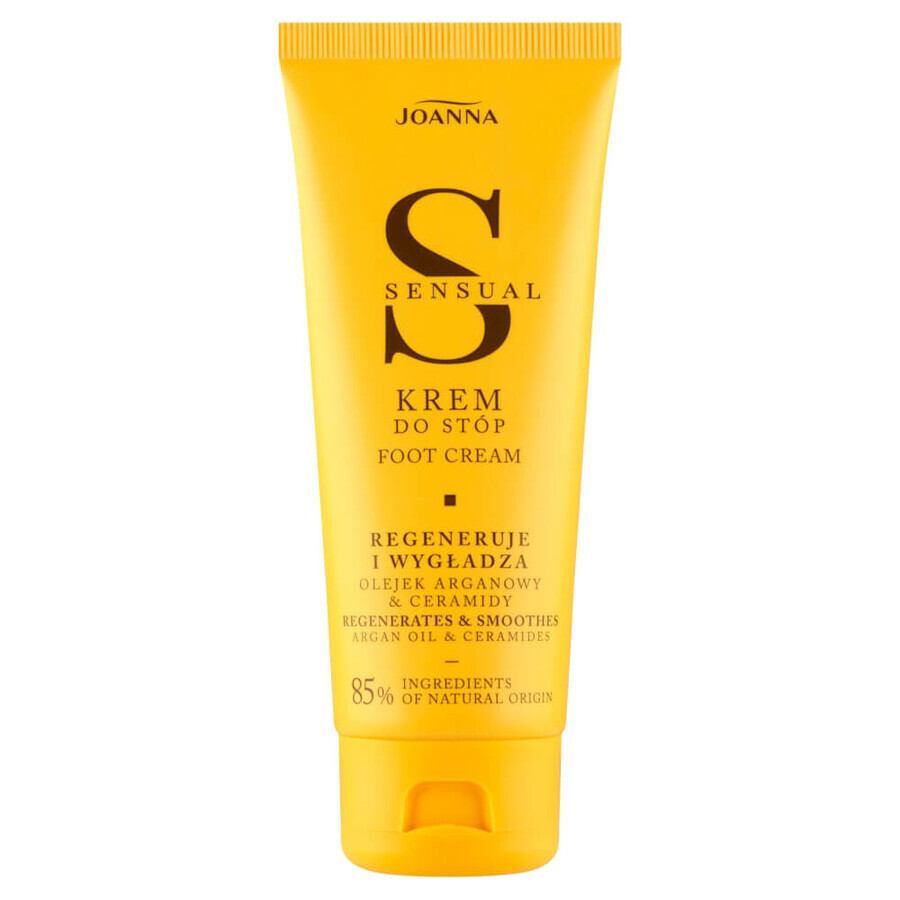 Joanna Sensual Foot Cream Argan oil amp; Ceramides, 100 g