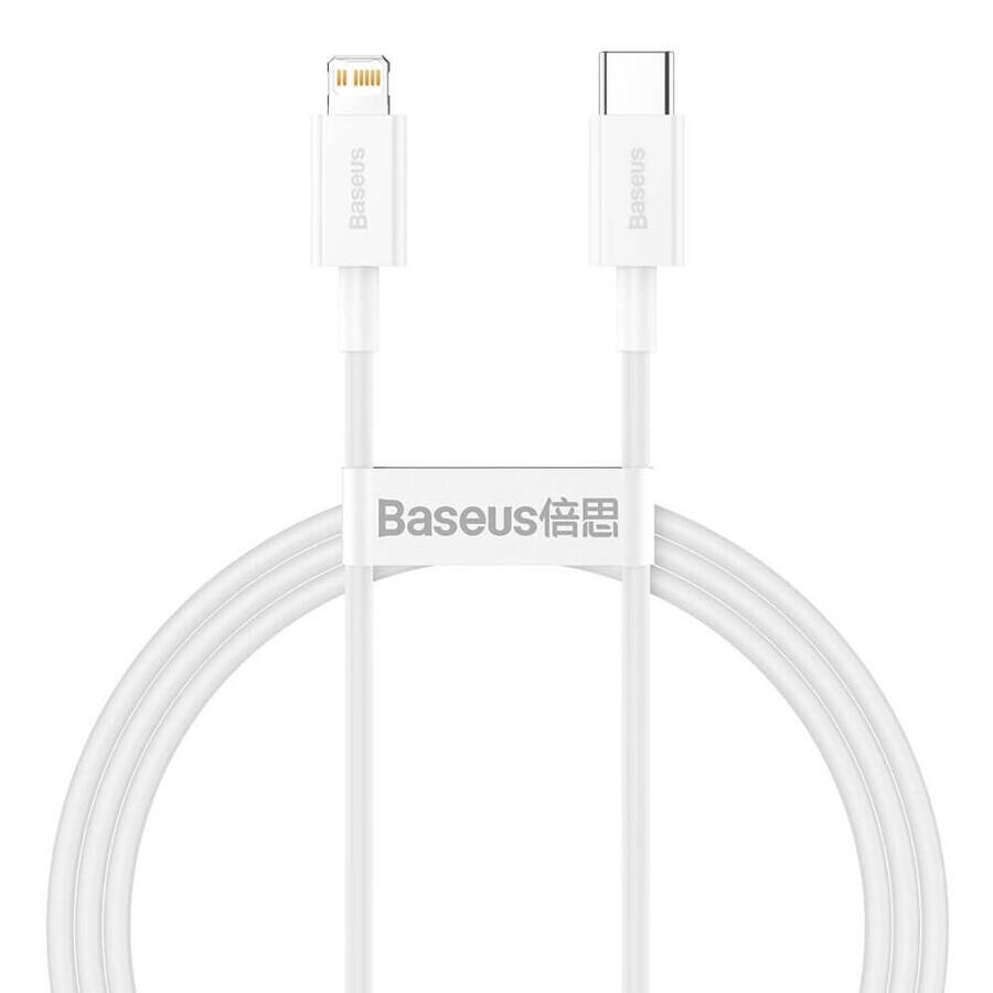 Baseus Superior Series USB-C / Lightning PD 20W Kabel 1 m - weiß