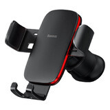 Baseus Metal Age II support de téléphone de voiture pour grille d'aération noir (SUJS000001)