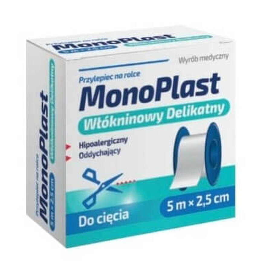 MonoPlast vlieslijm, fijn 5 m x 2,5 cm, 1 stuk