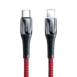 Joyroom cablu S-1224K2 USB-C / Lightning PD 20W 2.4A 1.2m - roșu
