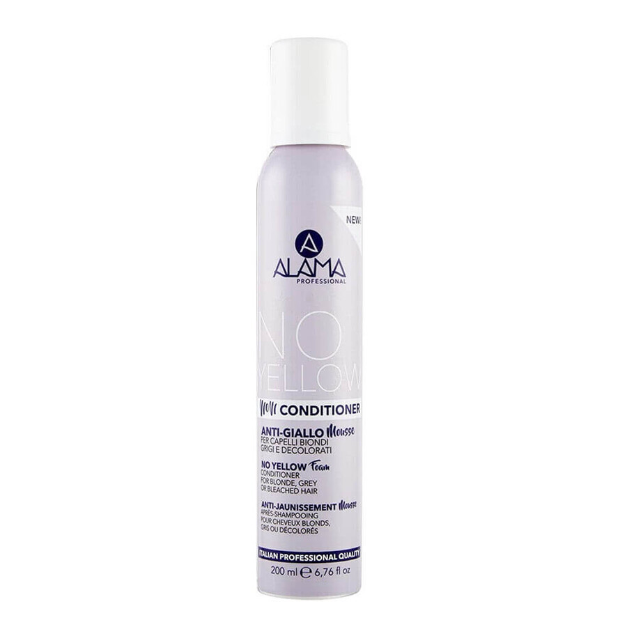 Alama Foaming Conditioner voor blond haar tegen gele tinten, 200 ml