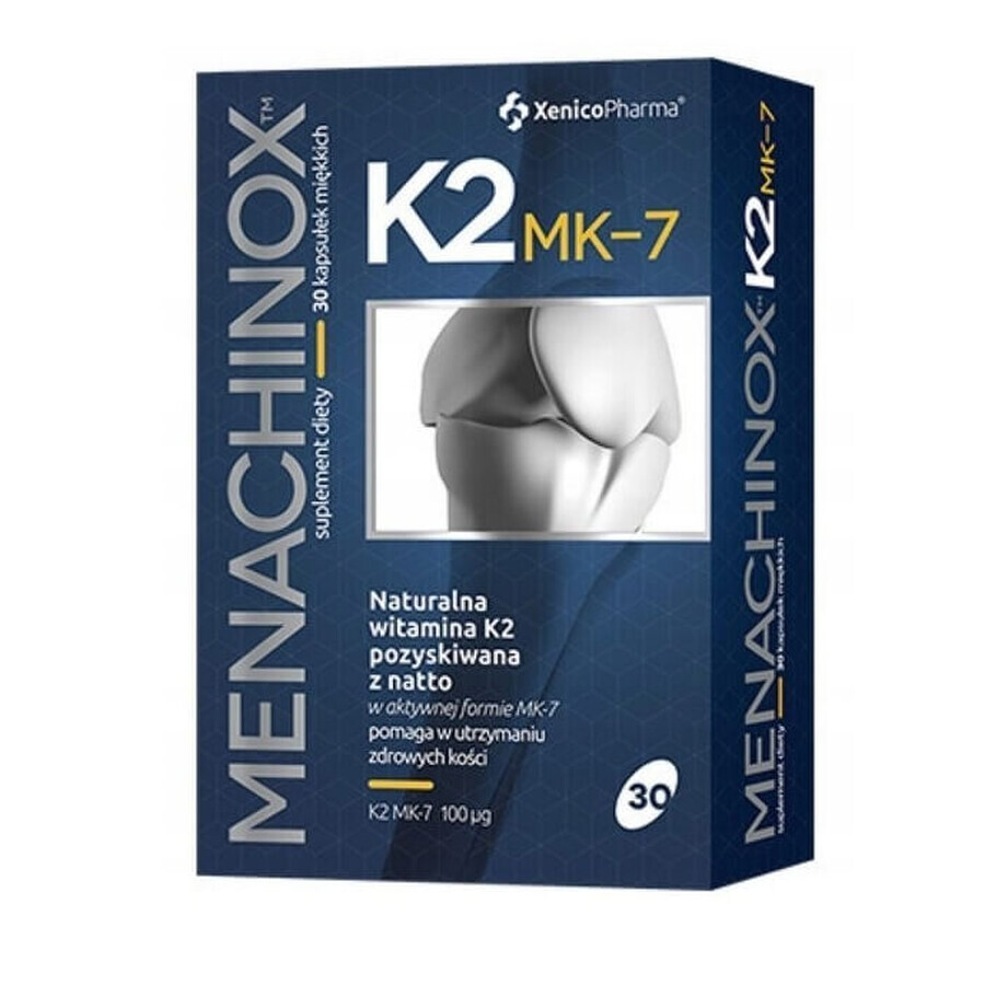 Xenico Pharma Menachinox K2 MK-7, 30 capsules