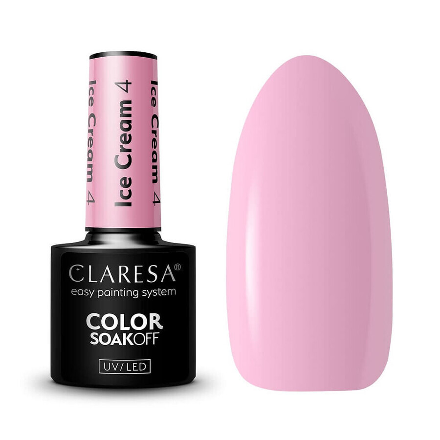Buy Claresa Soak Off UV/LED Ice Cream Hybrid Varnish 4, 5 g Claresa Soak Off UV/LED Ice Cream Hybrid Varnish 4, 5 g