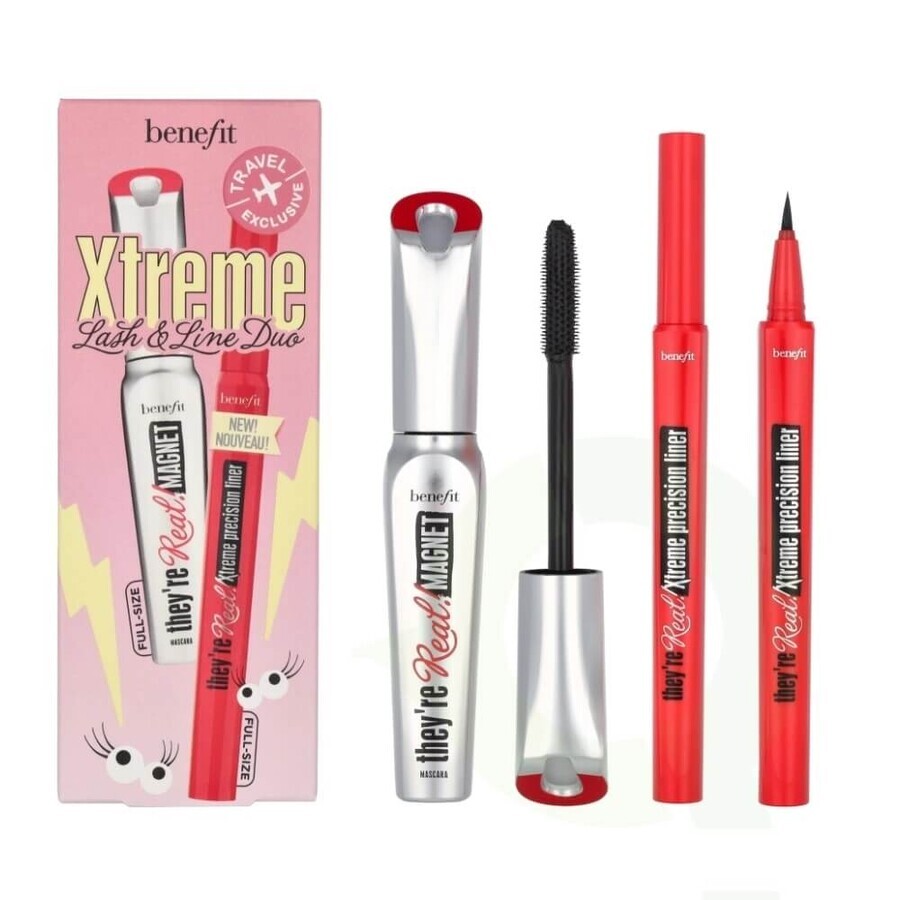Benefit Xtreme Lash amp ; Line Duo Set Mascara Longueur Extrême 9 g + stylo eyeliner 0.35 ml