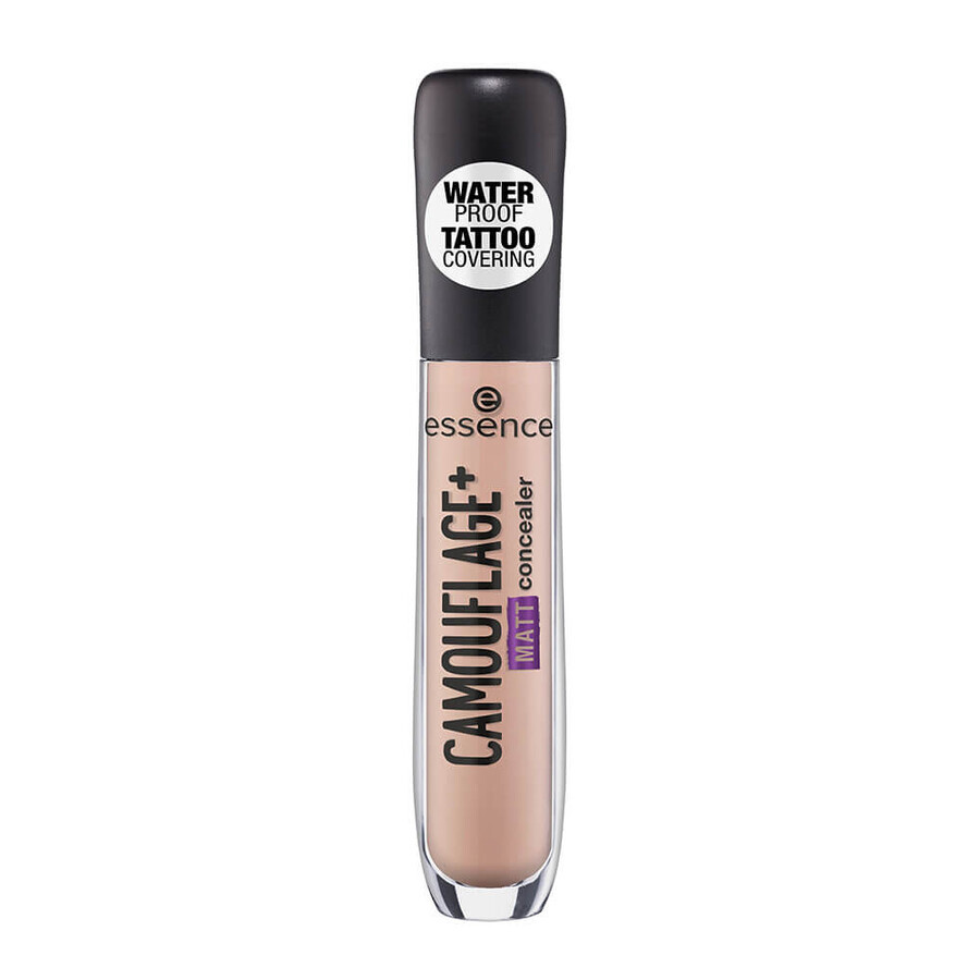Boutique Essence Camouflage+ Matt Waterproof Liquid Concealer 20 Light Ivory, 5 ml Essence Camouflage+ Matt Waterproof Liquid Concealer 20 Light Ivory, 5 ml