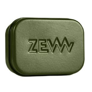 Zew For Men aluminum soap dish Green