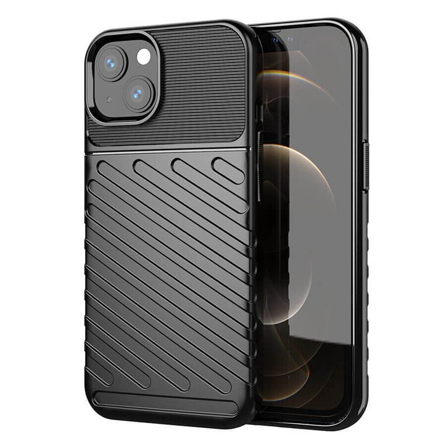 Funda blindada flexible Thunder Case iPhone 13 mini negro
