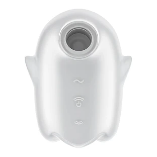 Satisfyer Vibrateur à succion fantôme lumineux blanc