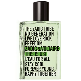 Zadig amp;Voltaire This is Us ! L Eau for All, Eau de Toilette, 50ml