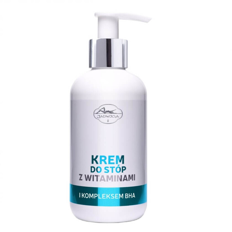 Cumpără Cremă pentru picioare Jadwiga cu vitamine și complex BHA, 200 ml Cremă pentru picioare Jadwiga cu vitamine și complex BHA, 200 ml