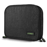 Ugreen case voor HDD SSD telefoon kabels accessoires 24,5 x 17,5 x 5 cm grijs (50147 LP149)