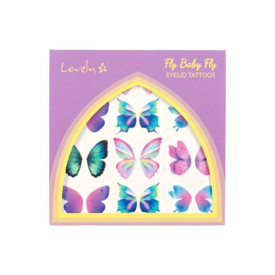 Winkel op Lovely Fly Baby Fly afwasbare tattoos voor oog make-up decoratie Lovely Fly Baby Fly afwasbare tattoos voor oog make-up decoratie