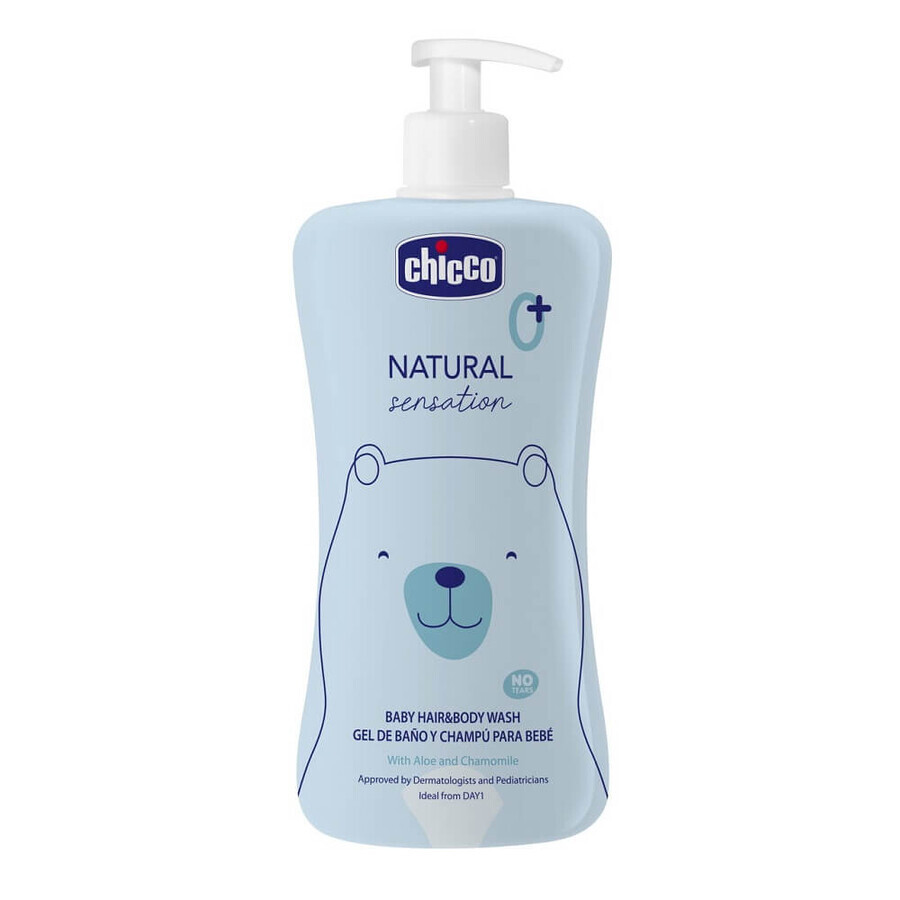 Winkel op Chicco Natural Sensation wasgel voor lichaam en haar 0m+, 500 ml Chicco Natural Sensation wasgel voor lichaam en haar 0m+, 500 ml