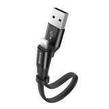 Baseus Nimble USB-A / Lightning 2A cablu 0.23 m - negru
