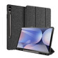 Dux Ducis Domo eco leather case with stand for Samsung Tab S10+ / S9+ / S9 FE+ - black