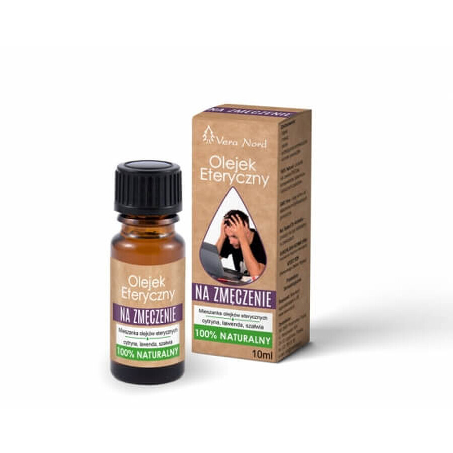 Vera Nord Huile essentielle naturelle pour la fatigue, 10ml