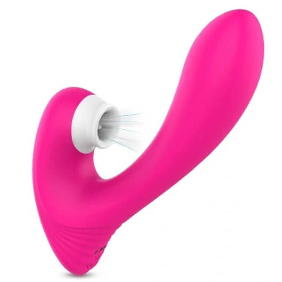 Dawn Clitoral Stimulator with 9 vibration modes Red Rose