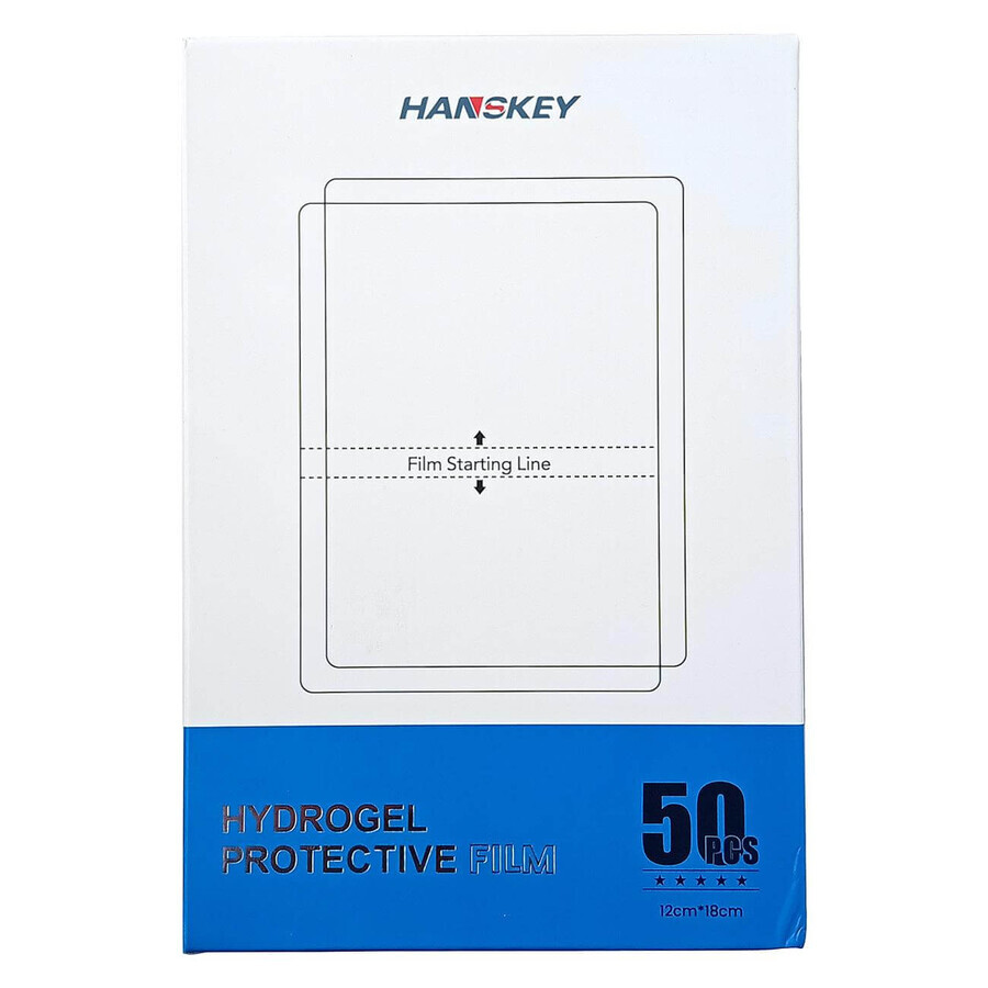 Buy 50 pcs. Antimicrobial self-healing hydrogel film for plotter cutting (18cm x 12cm) 50 pcs. Antimicrobial self-healing hydrogel film for plotter cutting (18cm x 12cm)