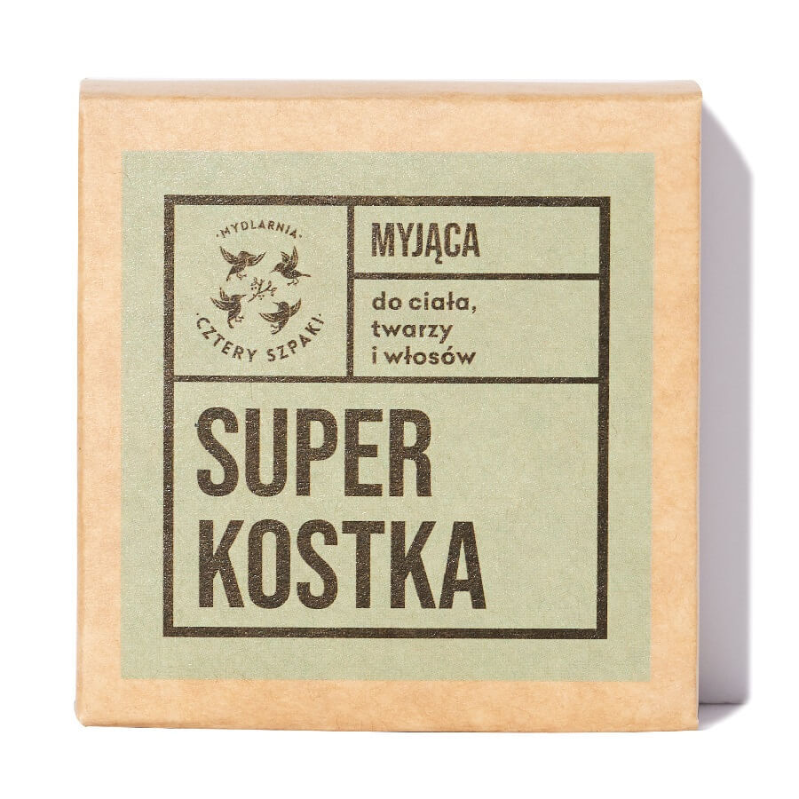 Mydlarnia Cztery Szpaki Superbe gel douche pour le visage et les cheveux, 75g