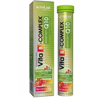 ActivLab Pharma Vita B-Complex + Coenzyme Q10, 20 comprimés effervescents