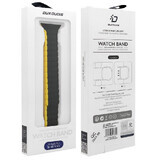 Correa magnética Apple Watch SE, 9, 8, 7, 6, 5, 4, 3, 2, 1 (41, 40, 38 mm) Dux Ducis (Versión LD) - negra y amarilla