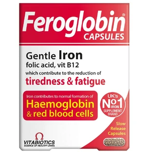 Vitabiotics Feroglobine Capsules, 30 capsules