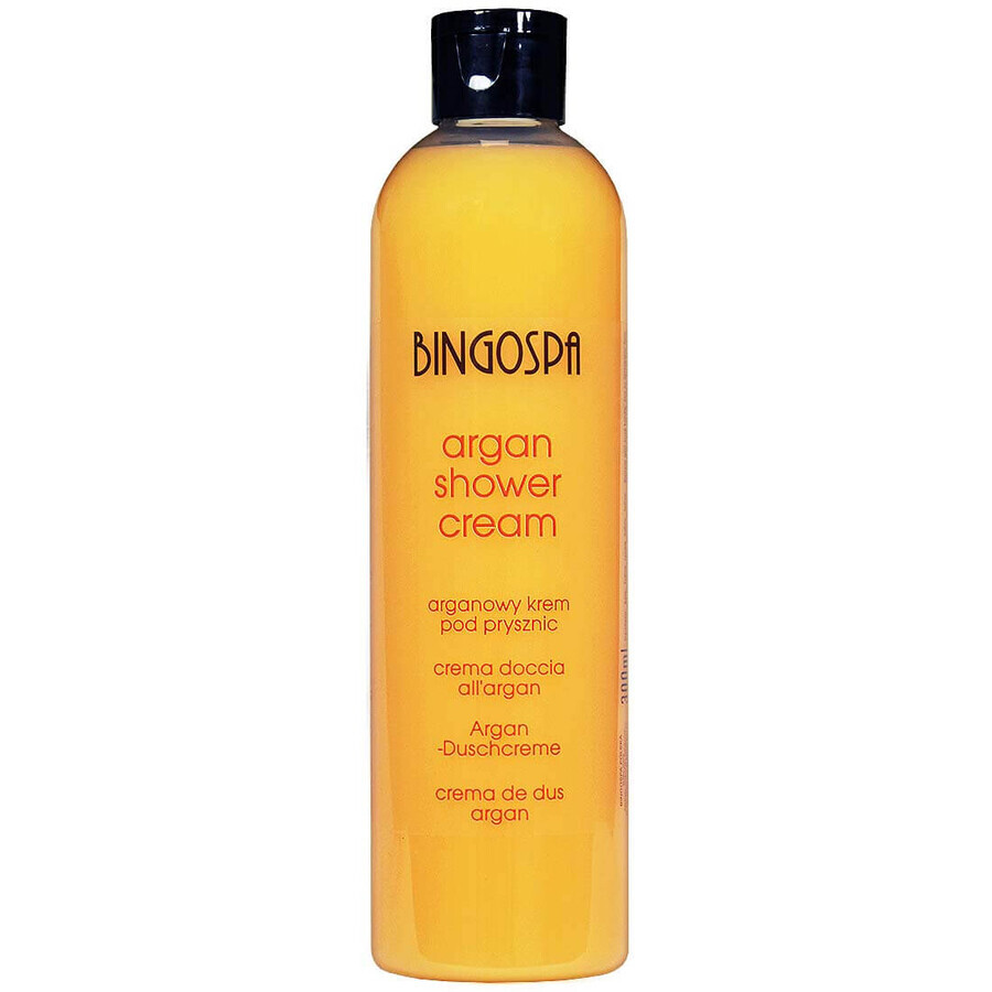 BingoSpa Argan shower cream with peach scent, 300ml