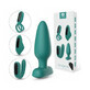 S-Hande The Love Kit Set of intimate gadgets 1 motor + 4 cases Dark Green