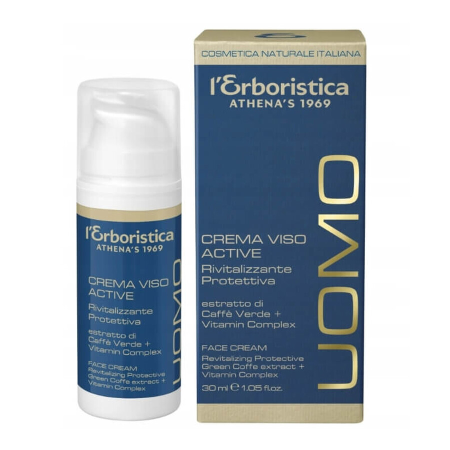 L Erboristica Uomo Active Revitalizing Protective Face Cream, 30 ml