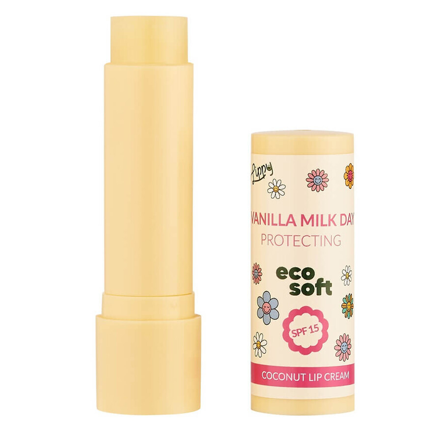 Acquista Ecosoft Lippy Day Crema labbra al latte di cocco e vaniglia, 4,8 g Ecosoft Lippy Day Crema labbra al latte di cocco e vaniglia, 4,8 g