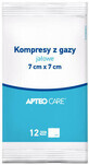Apteo Care sterile gauze compress 7 cm x 7 cm 1 pack of 3 pieces