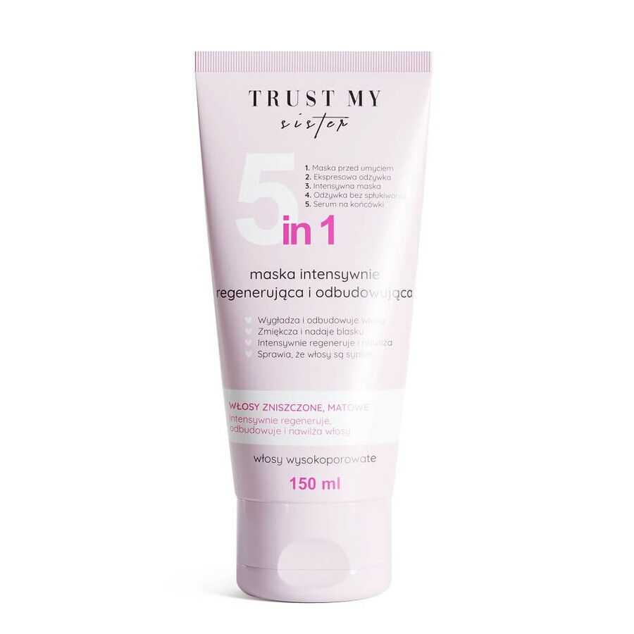 Winkel op Trust My Sister 5-in-1 Masker voor haar met hoge poriën, 150 ml Trust My Sister 5-in-1 Masker voor haar met hoge poriën, 150 ml