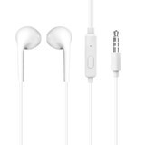 Dudao căști in-ear cu fir mini jack 3,5 mm alb (X10S alb)